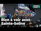 La manif pacifique contre les mégabassines dans le Puy-de-Dôme