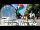 Rassemblement à Reims pour soutenir la Palestine