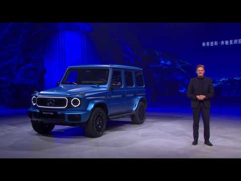 World Premiere of the Mercedes-Benz G 580 with EQ Technology at Auto China 2024