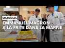 Emmanuel Macron est en visite dans la Marne, à l'usine McCane