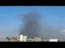 Gunfire rings out, smoke rises over Gaza's Jabalia