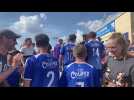 Football : haie d'honneur et bonheur de vestiaire à Anzin