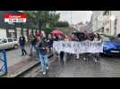 À Quimper, un groupe de lycéens manifeste contre les orientations du gouvernement
