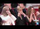 Festival de Cannes : Judith Godrèche mains sur la bouche avant la projection de son film 