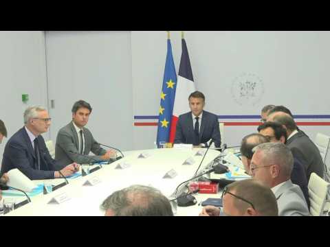 President Macron chairs defence council meeting over New Caledonia riots