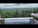Les futurs projets éoliens du Soissonnais vu de la tour Mangin en forêt de Retz
