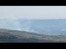 Smoke rises in Golan after rockets launched from Lebanon