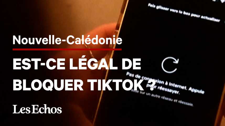 Illustration pour la vidéo Nouvelle-Calédonie : Est-ce légal de bloquer TikTok ? 