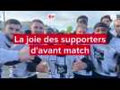 VIDÉO. Angers SCO : la joie des supporters à l'entrée du stade Raymond-Kopa