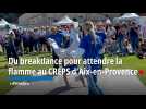 Du breakdance pour attendre la flamme au CREPS d'Aix-en-Provence