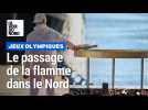 Le passage de la flamme olympique dans le Nord