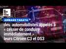 Des Citroën C3 et DS3 rappelées à cause des airbags Takata