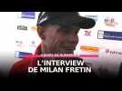 Réaction de Milan Fretin vainqueur de la première étape des 4 Jours de Dunkerque