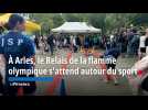 À Arles, le Relais de la flamme olympique s'attend autour du sport