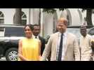 Harry and Meghan welcomed by senior Nigerian official in Lagos