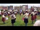 Cornemuses et percussions résonnent à Mers-les-Bains pour le camp celtique de Pentecôte en kilt