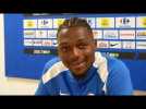 Conf' de presse. Allan Tchaptchet avant AC Ajaccio - GF38