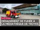 La médiathèque de Troyes fermée suite à un dégagement de fumée ce mardi 24 septembre