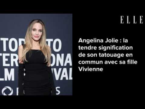 VIDEO : Angelina Jolie : la tendre signification de son tatouage en commun avec sa fille Vivienne