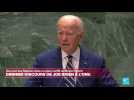 Etats-Unis : dernier discours du président Joe Biden à l'ONU