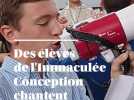 Pau : des élèves de l'Immaculée Conception font une chanson de soutien à leur directeur