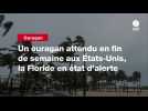 VIDEO. Un ouragan attendu en fin de semaine aux États-Unis, la Floride en état d'alerte