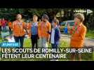 Week-end de rentrée pour les scouts de Romilly et célébration des 100 ans du mouvement dans la ville