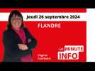 La Minute Info du Journal des Flandres du jeudi 26 septembre