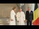 Le pape François rencontre le Roi et la Reine des Belges