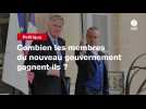 VIDEO. Combien les membres du nouveau gouvernement gagnent-ils ?