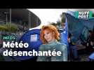 La pluie n'a pas empêché les fans de Mylène Farmer de camper devant le Stade de France