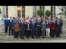 Photo de famille du gouvernement Barnier à Matignon