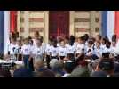 VIDÉO. 80ans du Débarquement: Des écoliers chantent 