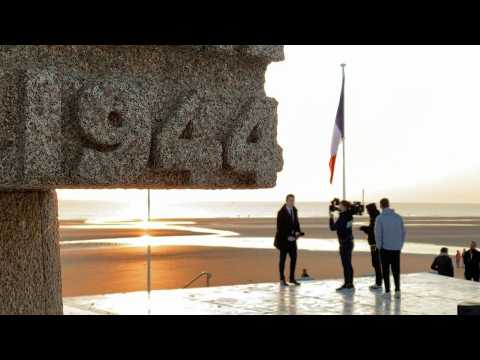 France's Omaha Beach ahead of D-Day 80th anniversary ceremony