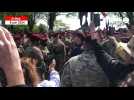 VIDÉO. 80e D-Day : la chorale de la 82e Airborne chante au pied d'Iron Mike à La Fière