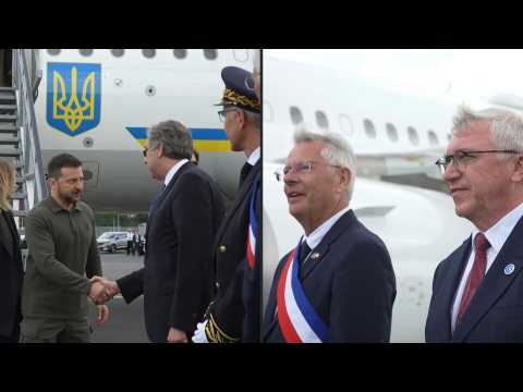 Zelensky arrives in Normandy for D-Day 80th anniversary