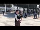 VIDEO. Avec sa cornemuse, cette Nazairienne de 79 ans réchauffe les coeurs meurtris par la guerre
