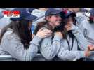 VIDÉO. Des collégiennes émues aux larmes à la cérémonie franco canadienne D-Day de Courseulles
