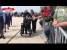 VIDÉO. 80 ans du Débarquement : les vétérans quittent Arromanches sous les applaudissements