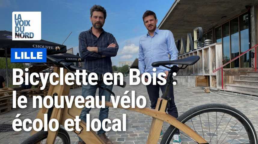 Bicyclette en Bois le nouveau vélo écolo et local conçu dans la - Main Image