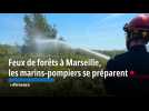 Feux de forêts à Marseille, les marins-pompiers se préparent