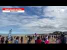 VIDÉO. Surprise à Omaha Beach : des parachutistes atterrissent sur la plage