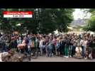 VIDÉO. 80 ans du Débarquement : la marche de l'Exode à Carentan s'engouffre dans la foule
