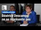Législatives : « J'avais le dynamisme pour faire la campagne », regrette Béatrice Descamps