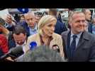 Hénin-Beaumont : Marine Le Pen appelle à «un gouvernement d'union nationale» depuis le marché
