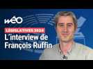 Législatives : le député sortant François Ruffin (LFI) au micro de Wéo