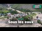 Dans l'Isère, un village coupé du monde à cause d'un torrent en furie
