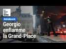 Georgio enflamme la Grand place de Roubaix