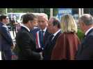 Macron commemorates Nazi atrocities in Tulle, in presence of Hollande