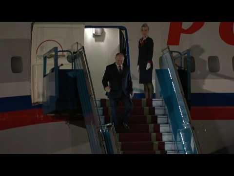 Russian President Vladimir Putin arrives in Vietnam